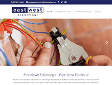 Tablet Screenshot of electricianedinburgh.com